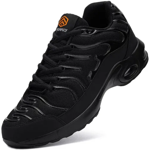 DYKHMILY Steel Toe Cap Trainers Mens Safety Trainers Work