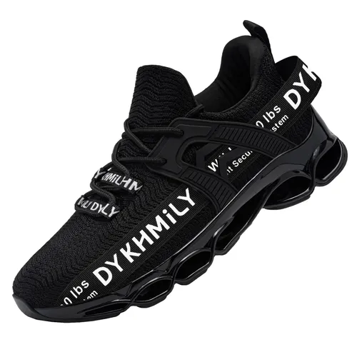 DYKHMILY Steel Toe Cap Trainers Safety Trainers Mens