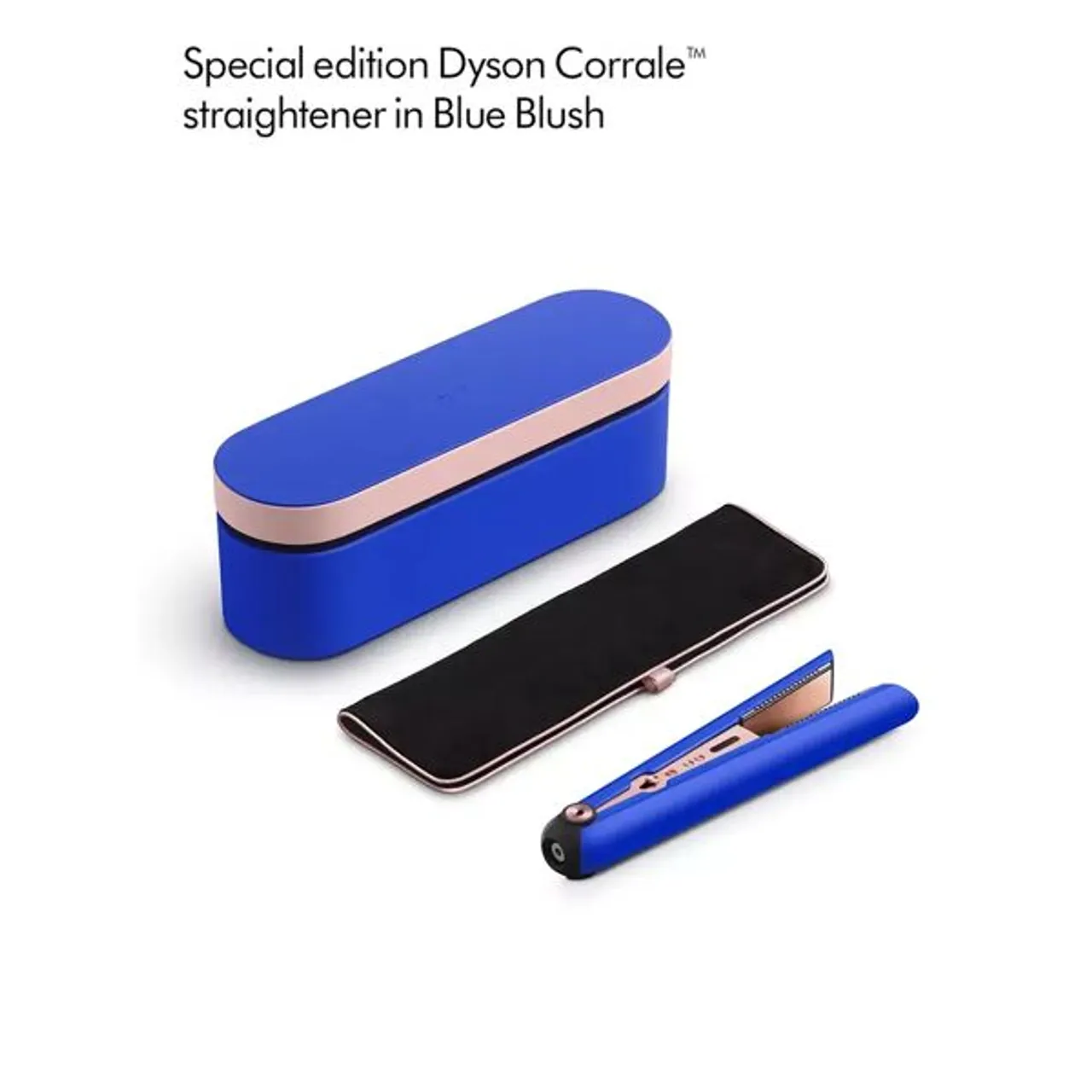 Dyson Corrale Hair Straightener with Complimentary Gift Case, Blue Blush - Blue/Blush - Unisex