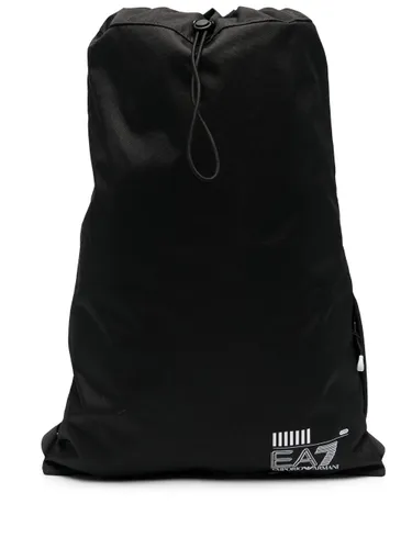 Ea7 Emporio Armani drawstring backpack - Black