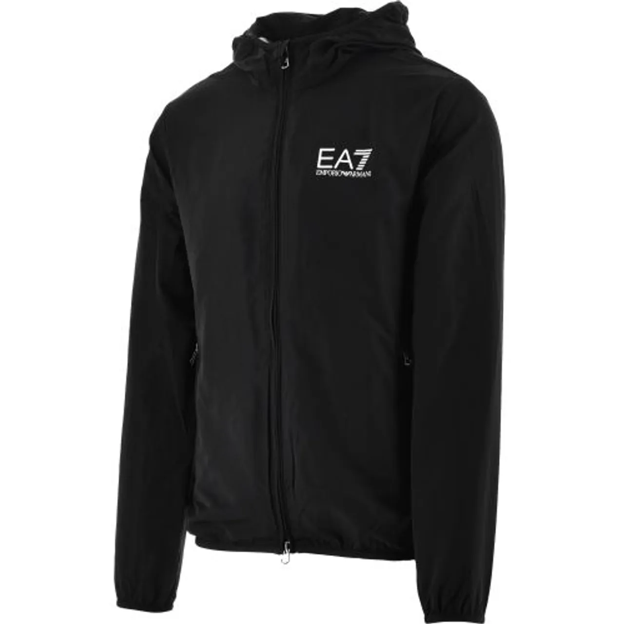 EA7 Mens Black Black Identity Jacket
