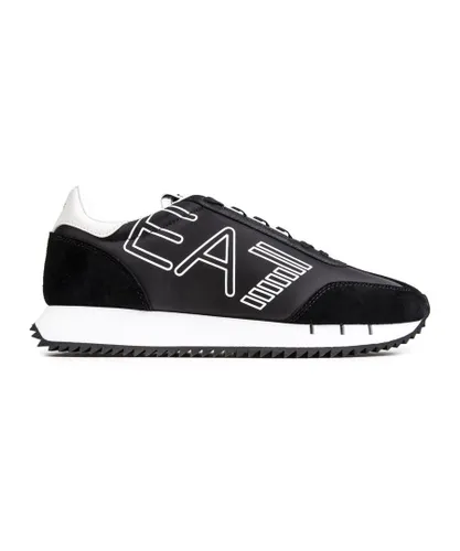 EA7 Mens Emporio Armani Vintage Sports Shoes in Black