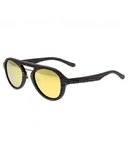 Earth Wood Unisex Cruz Polarized Sunglasses - Gold NA - One