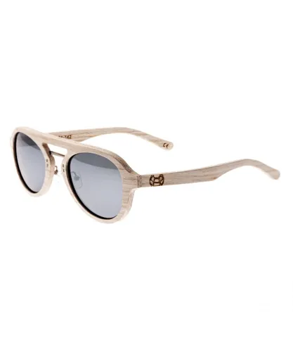 Earth Wood Unisex Cruz Polarized Sunglasses - Grey/Brown - One