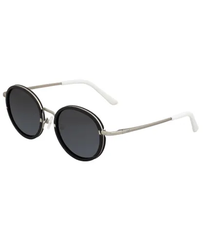 Earth Wood Unisex Himara Polarized Sunglasses - Black - One