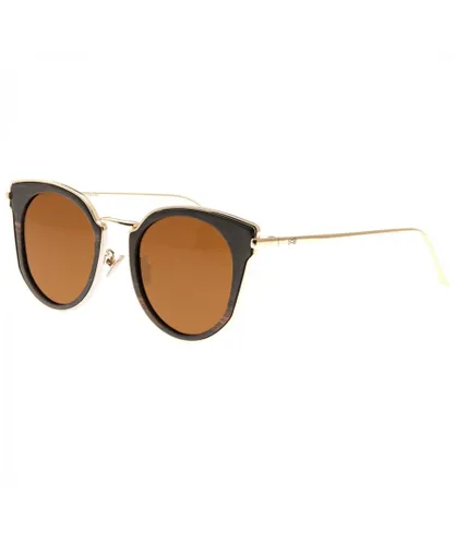 Earth Wood Unisex Karekare Polarized Sunglasses - Brown - One