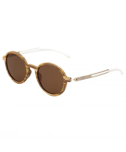Earth Wood Unisex Toco Polarized Sunglasses - Gold - One