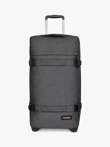 Eastpak Transit'R 2-Wheel 67cm Medium Suitcase - Black Denim - Unisex