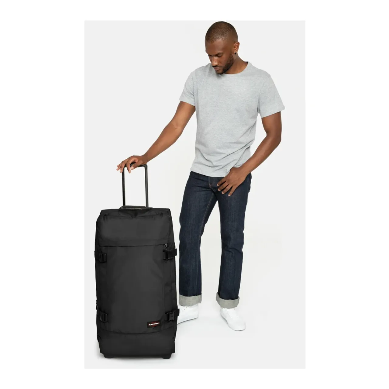 Eastpak , Travel bag Eastpak Tranverz L (Tsa) ,Black unisex, Sizes: ONE SIZE