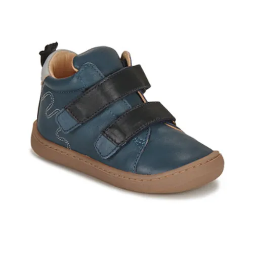 Easy Peasy  MY FLEXOO VELCRO  boys's Children's Shoes (High-top Trainers) in Blue