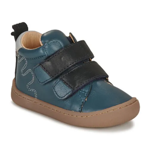 Easy Peasy  MY FLEXOO VELCRO  boys's Children's Shoes (High-top Trainers) in Blue