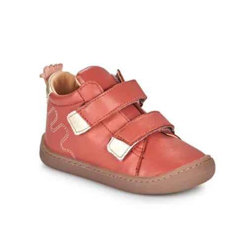 Easy Peasy  MY FLEXOO VELCRO  boys's Children's Shoes (High-top Trainers) in Pink