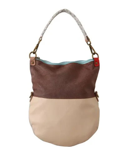 EBARRITO WoMens Multicolor Genuine Leather Shoulder Tote Handbag - Multicolour - One Size