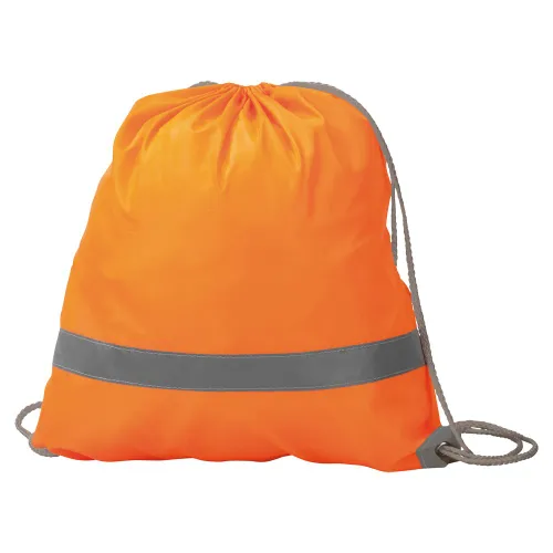 eBuyGB Pack of 10 High Visibility Reflective Drawstring