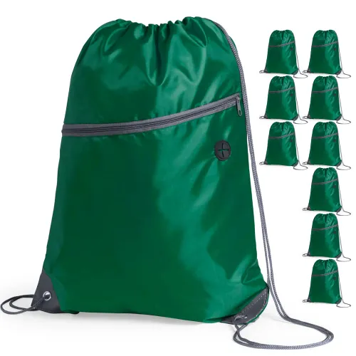 eBuyGB Unisex's Travel Sack Cinch Drawstring Zipper Bag
