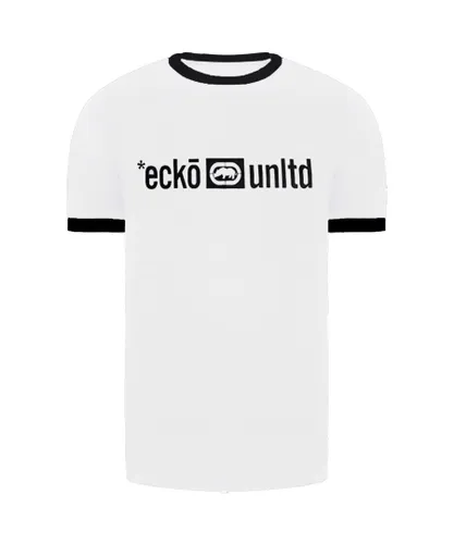 Ecko Unltd. Harley Mens White T-Shirt Cotton