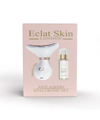 Eclat Skin London Anti-Ageing hyaluronic Acid set ( Neck & Jawliner + HA Serum ) - One Size