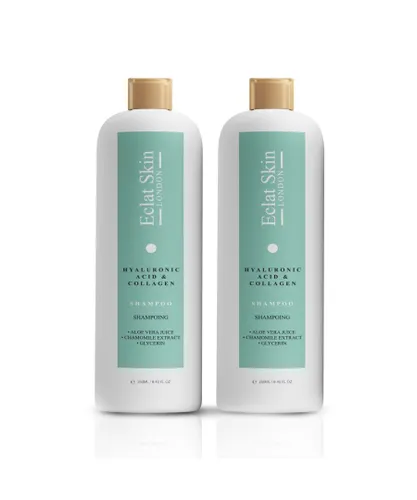 Eclat Skin London Unisex 2x Hyaluronic Acid + Collagen Shampoo 250ml - NA - One Size