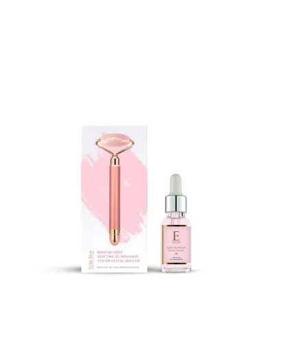 Eclat Skin London Unisex Rose Quartz Face Massager + Blossom Oil 30ml - One Size