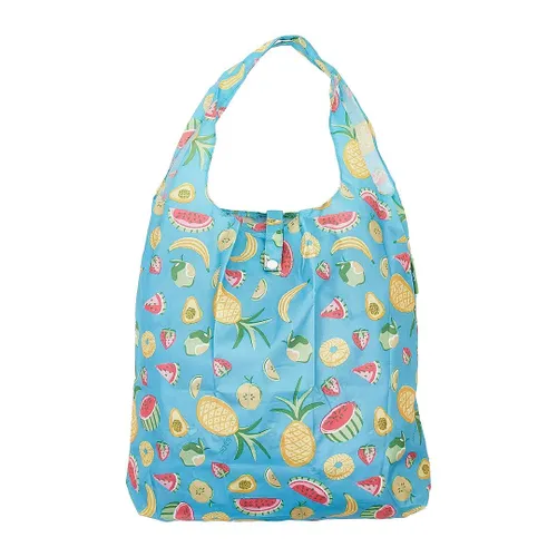 ECO CHIC Lightweight Foldable Reusable Shopping Bag Water