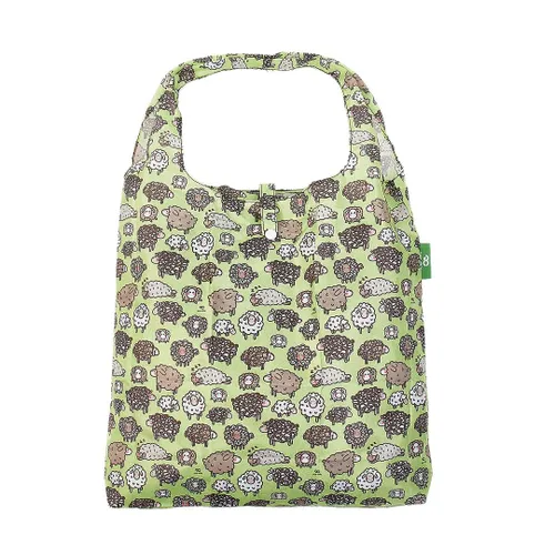 ECO CHIC Lightweight Foldable Reusable Shopping Bag Water