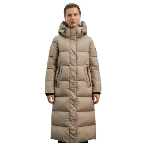 Ecoalf , Topo Ecoalf Robsonalf Women Coat ,Beige female, Sizes: