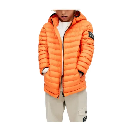 Ecoalf , Winterjackets ,Orange male, Sizes: