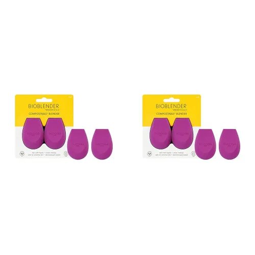 Ecotools Bioblender By Makeup Sponge Duo Pack For Liquid &