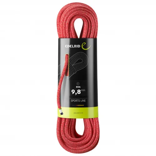 Edelrid - Boa 9,8 mm - Single rope size 40 m, red