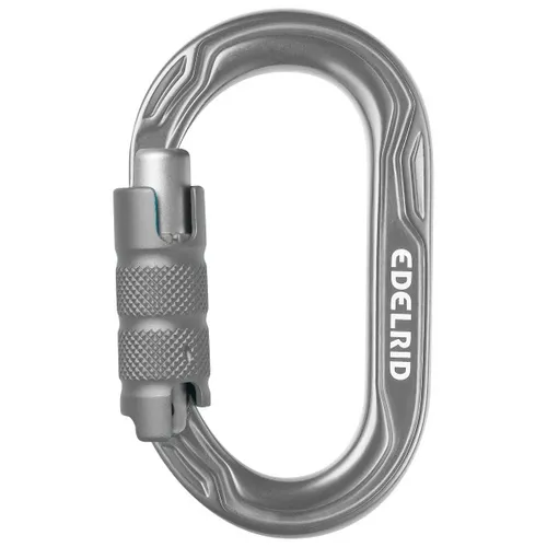 Edelrid - Kiwi Triple - Locking carabiner size One Size, grey