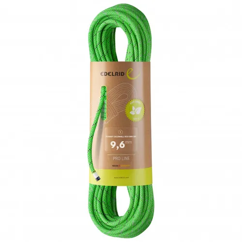 Edelrid - Tommy Caldwell Eco Dry DT 9,6 - Single rope size 60 m, green