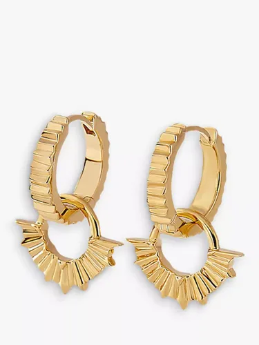 Edge of Ember Summer Sunseeker Charm Drop Earrings, Gold - Yellow Gold - Female