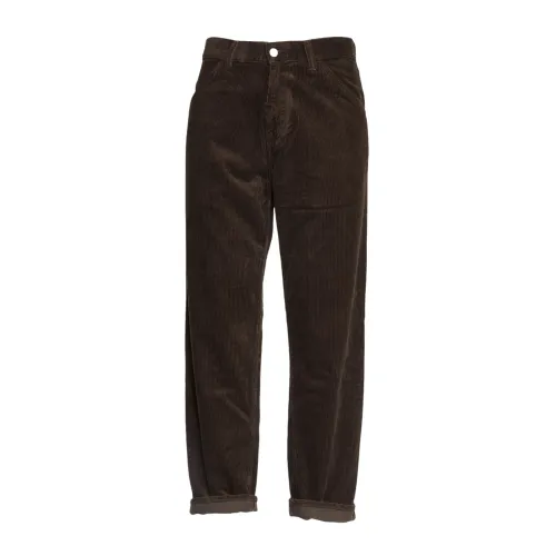 Edwin , Brown Trousers for Men Aw23 ,Brown male, Sizes:
