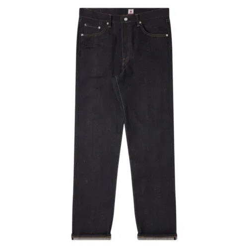 Edwin , Japanese Made Slim Tapered Jeans ,Black male, Sizes: