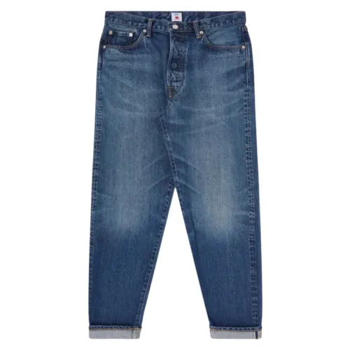 Edwin , Loose Tapered Blue Dark Used Jeans ,Blue male, Sizes: