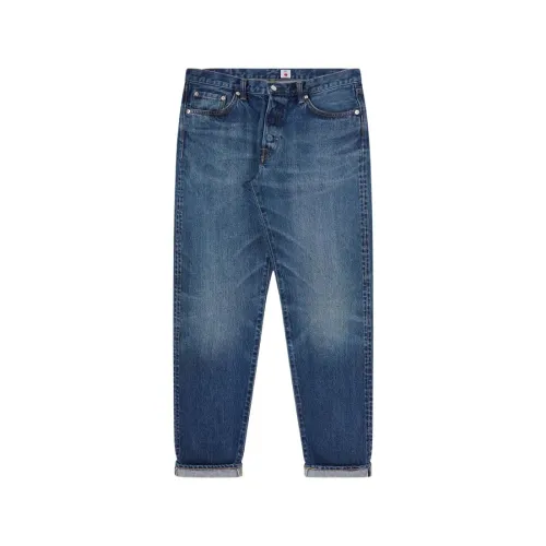 Edwin , Regular Tapered Dark Wash Denim Jeans ,Blue male, Sizes: