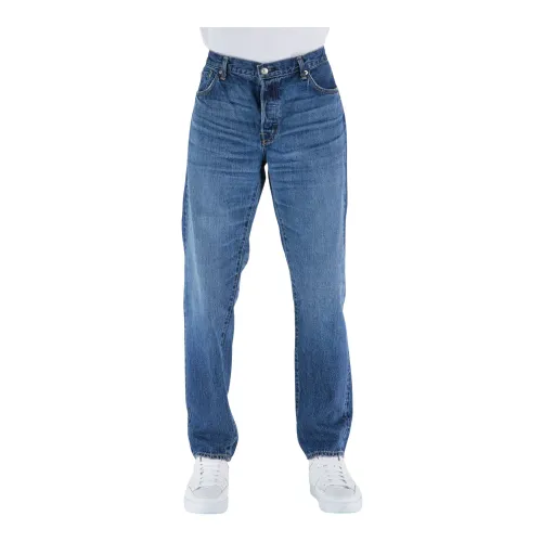 Edwin , Straight Jeans ,Blue male, Sizes: