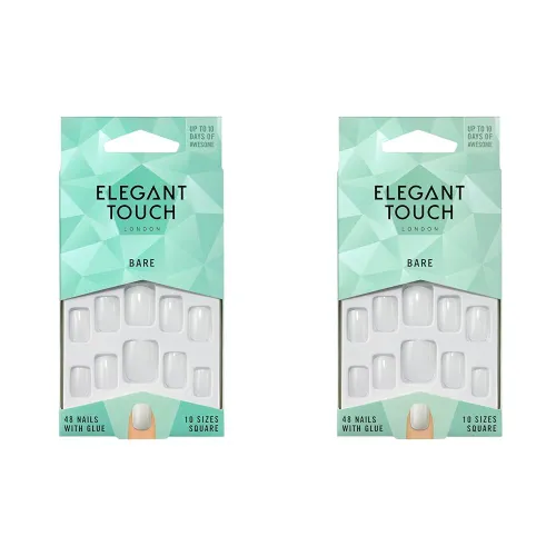 Elegant Touch Bare Nails Square (Pack of 2)