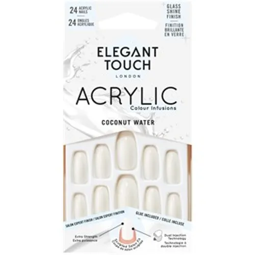 Elegant Touch Colour Acrylic Coconut Water Female 24 Stk.