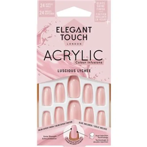 Elegant Touch Colour Acrylic Lucious Lychee Female 24 Stk.