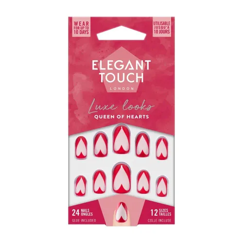 Elegant Touch Luxe Looks Nails Queen of Hearts