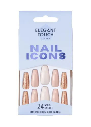 Elegant Touch Nail Icons Poster Girl