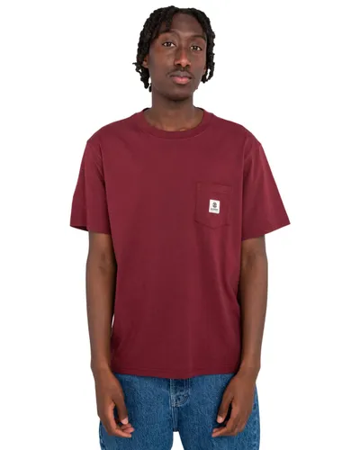 Element Basic Pocket - T-Shirt - Men - S - Red.