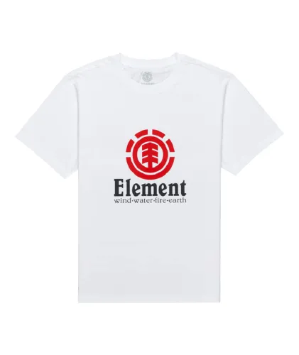 Element Vertical - T-Shirt - Men - S - White.