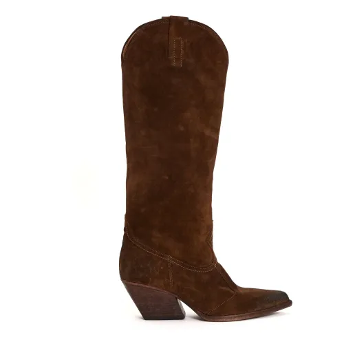 Elena Iachi , Women`s Shoes Ankle Boots Cuoio Noos ,Brown female, Sizes:
