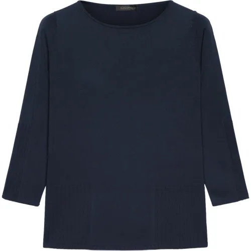 Elena Mirò , Sweatshirts ,Blue female, Sizes: