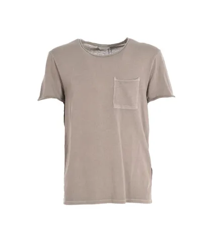 Eleven Paris ABDEL WoMens short sleeve round neck t-shirt 17S1TS01 - Grey Cotton