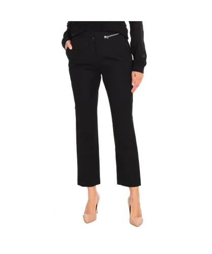 Eleven Paris Womens Long pants with a zipper pocket 16F2PA08 woman - Black Cotton