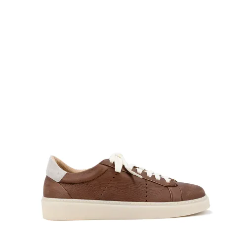 Eleventy , Mens Shoes Laced Camel Aw23 ,Beige male, Sizes: