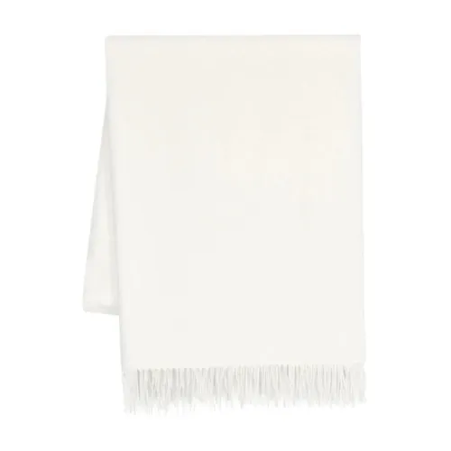 Eleventy , Silk scarf 70x200 ,White female, Sizes: ONE
